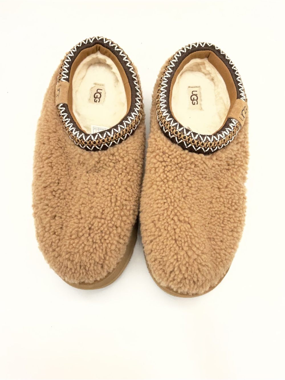 UGG Chestnut Tasman Shearling Slip-On Slippers